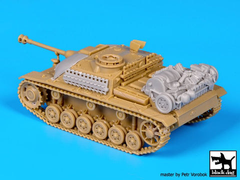 ブラックドッグ T72059 1/72 III号突撃砲 アクセサリーセット ( レベル用)