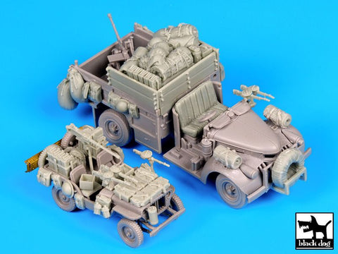 ブラックドッグ T72065 1/72 ブリティッシュ SAS ジープ - シボレー SAS ( ドラゴン用)