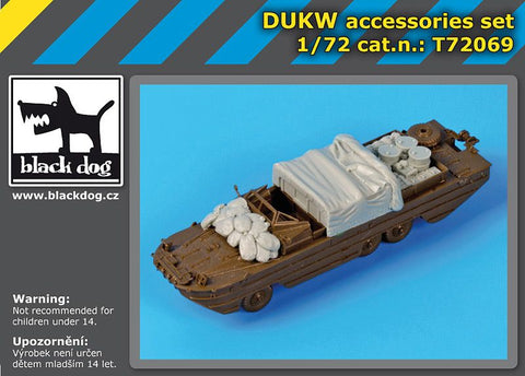 ブラックドッグ T72069 1/72 DUKW アクセサリーセット ( イタレリ用)