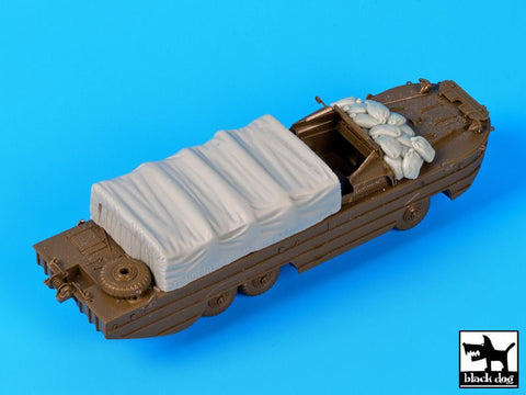 ブラックドッグ T72070 1/72 DUKW キャンバス アクセサリーセット ( イタレリ用)
