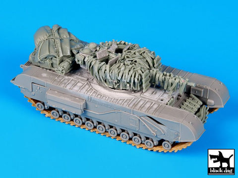 ブラックドッグ T72076 1/72 チャーチル Mk IV ( ドラゴン用)