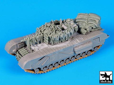 ブラックドッグ T72076 1/72 チャーチル Mk IV ( ドラゴン用)