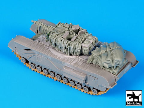 ブラックドッグ T72076 1/72 チャーチル Mk IV ( ドラゴン用)