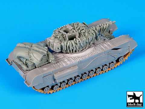 ブラックドッグ T72076 1/72 チャーチル Mk IV ( ドラゴン用)