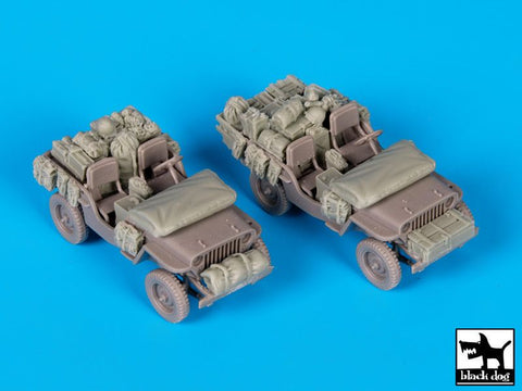 ブラックドッグ T72082 1/72 アメリカ軍 ジープ アクセサリーセット ( ドラゴン用)