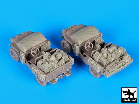 ブラックドッグ T72082 1/72 アメリカ軍 ジープ アクセサリーセット ( ドラゴン用)