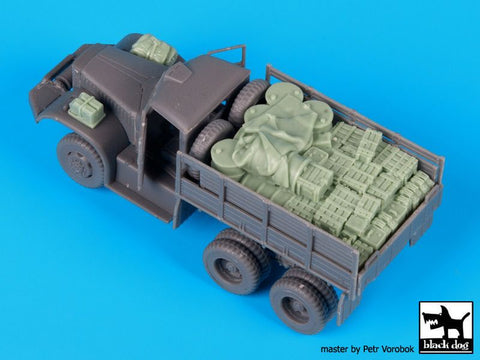 ブラックドッグ T72089 1/72 T 968 カーゴトラック アクセサリーセット ( IBG Models用)