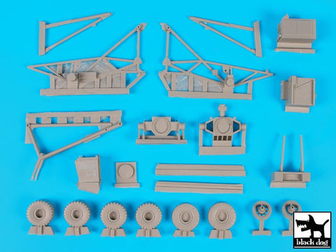 ブラックドッグ T72092 1/72 エアクラフト クラッシュ ハンディング & サルベージクレーン コンプリートキット