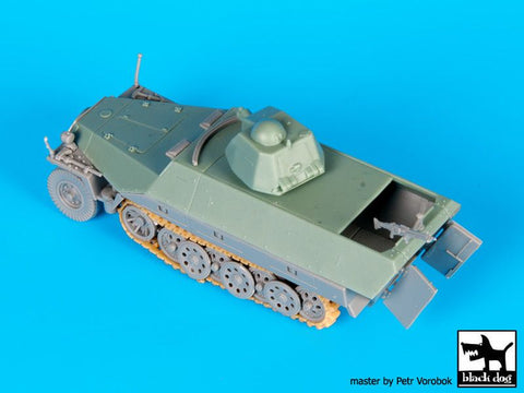 ブラックドッグ T72093 1/72 Sd.Kfz.251 D型 & オチキス ターレット コンバージョンセット ( ドラゴン用)
