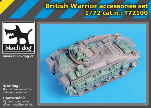 ブラックドッグ T72100 1/72 イギリス軍 ウォーリア装甲戦闘車 アクセサリーセット ( トランぺッター用)