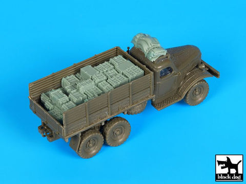 ブラックドッグ T72104 1/72 Zil 157 ソビエト 軍用 トラック アクセサリーセット ( トランぺッター用)