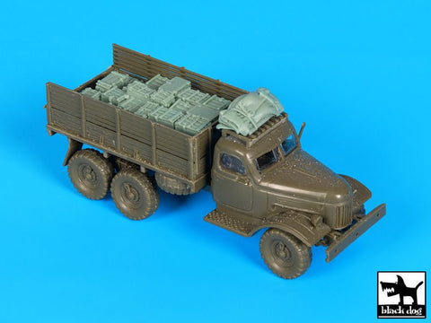 ブラックドッグ T72104 1/72 Zil 157 ソビエト 軍用 トラック アクセサリーセット ( トランぺッター用)
