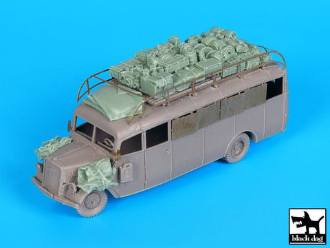 ブラックドッグ T72105 1/72 オペル3.6-47 オムニバス シュタブワーゲン用 アクセサリーセット ( ローデン用)