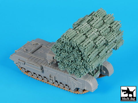 ブラックドッグ T72109 1/72 チャーチル MK IV用 粗朶束フレーム ( ドラゴン用)