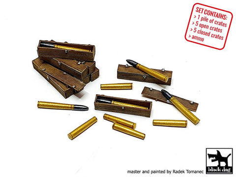 ブラックドッグ T72118 1/72 キングタイガー用弾薬箱