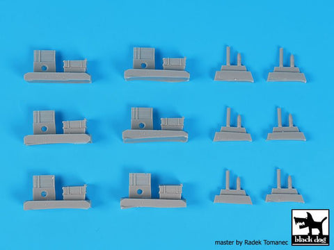 ブラックドッグ T72125 1/72 ソビエト軍 弾薬箱 122 mm 砲弾付
