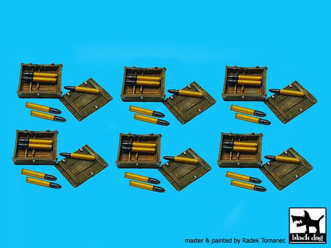 ブラックドッグ T72126 1/72 ソビエト軍 弾薬箱 76 mm 砲弾付