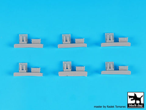 ブラックドッグ T72129 1/72 ISU -152 ソビエト 弾薬箱 (汎用)