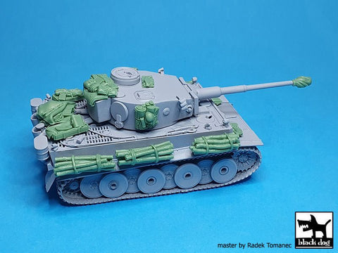 ブラックドッグ T72130 1/72 タイガー I アクセサリーセット (ドラゴン用)
