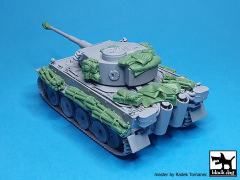 ブラックドッグ T72130 1/72 タイガー I アクセサリーセット (ドラゴン用)