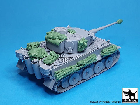 ブラックドッグ T72130 1/72 タイガー I アクセサリーセット (ドラゴン用)