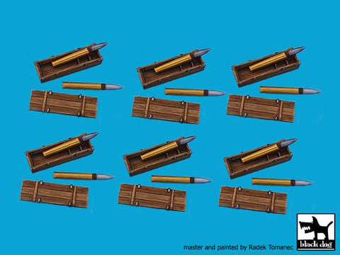 ブラックドッグ T72133 1/72 SU-100 弾薬箱 w/ 100mm対戦車砲 (汎用)