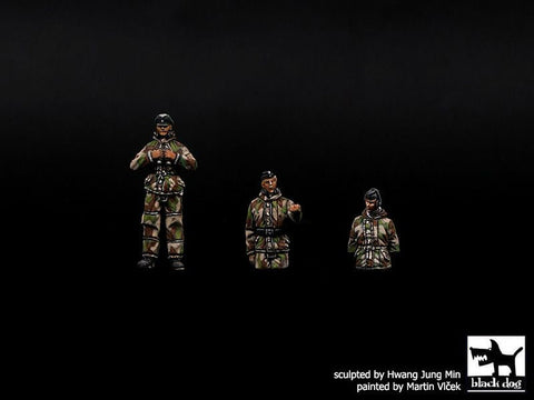 ブラックドッグ T72137 1/72 ドイツ WW II 戦車 クルー (汎用)