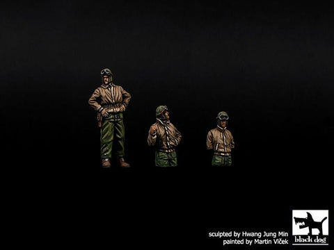 ブラックドッグ T72138 1/72 アメリカ WW II 戦車 クルー (汎用)