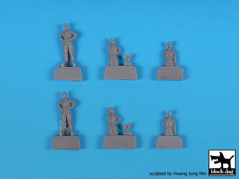 ブラックドッグ T72138 1/72 アメリカ WW II 戦車 クルー (汎用)