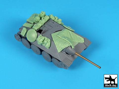 ブラックドッグ T72162 1/72 ヤークトパンサー 38 ヘッツァー アクセサリーセット(ヴェスピッドモデル用)