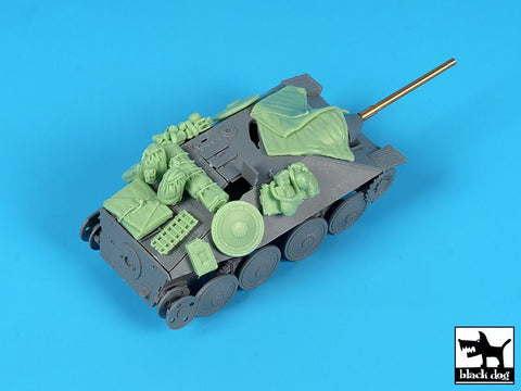 ブラックドッグ T72162 1/72 ヤークトパンサー 38 ヘッツァー アクセサリーセット(ヴェスピッドモデル用)