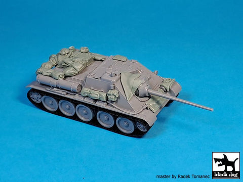 ブラックドッグ T72163 1/72 SU-85 アクセサリーセット(ズベズダ用)