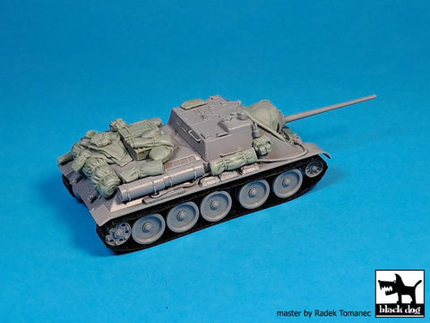 ブラックドッグ T72163 1/72 SU-85 アクセサリーセット(ズベズダ用)