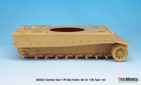 DEFモデル DE35012 1/35 タイガーI サイドスカートセット(アカデミー/タミヤ/ズベズダ用)