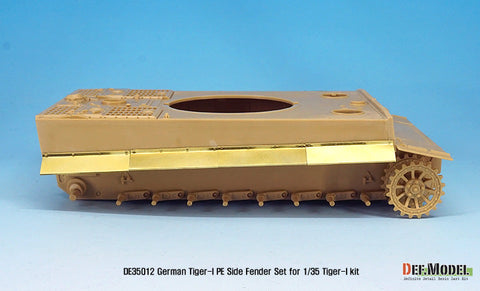 DEFモデル DE35012 1/35 タイガーI サイドスカートセット(アカデミー/タミヤ/ズベズダ用)