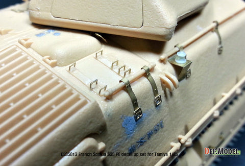 DEFモデル DE35013 1/35 WWII フランス ソミュア S35 ベーシックエッチングパーツセット (タミヤ用)