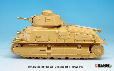 DEFモデル DE35013 1/35 WWII フランス ソミュア S35 ベーシックエッチングパーツセット (タミヤ用)