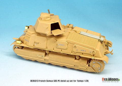 DEFモデル DE35013 1/35 WWII フランス ソミュア S35 ベーシックエッチングパーツセット (タミヤ用)