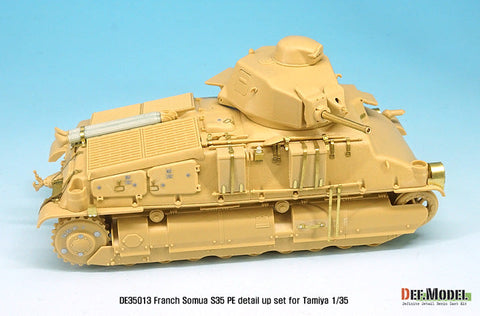DEFモデル DE35013 1/35 WWII フランス ソミュア S35 ベーシックエッチングパーツセット (タミヤ用)
