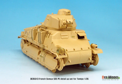 DEFモデル DE35013 1/35 WWII フランス ソミュア S35 ベーシックエッチングパーツセット (タミヤ用)