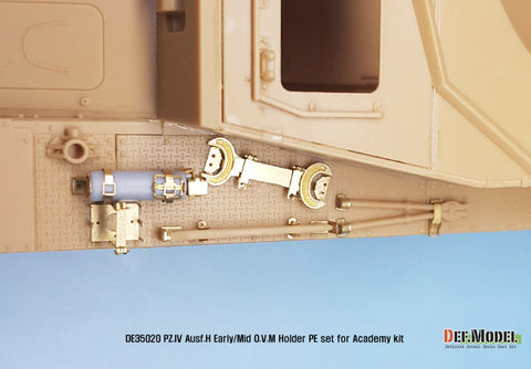 DEFモデル DE35020 1/35 IV号戦車H型初期-中期 OVMホルダーセット (アカデミー/ 他キット用)