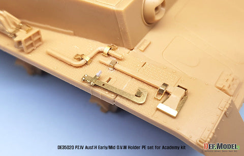 DEFモデル DE35020 1/35 IV号戦車H型初期-中期 OVMホルダーセット (アカデミー/ 他キット用)