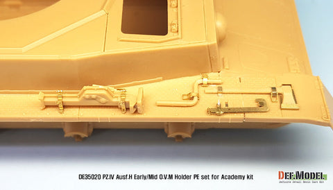 DEFモデル DE35020 1/35 IV号戦車H型初期-中期 OVMホルダーセット (アカデミー/ 他キット用)