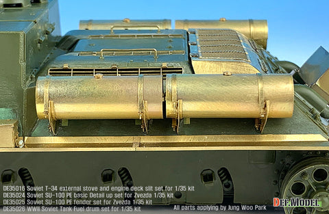 DEFモデル DE35024 1/35 SU-100 ベーシックエッチングパーツセット (ズベズダ新キット用)