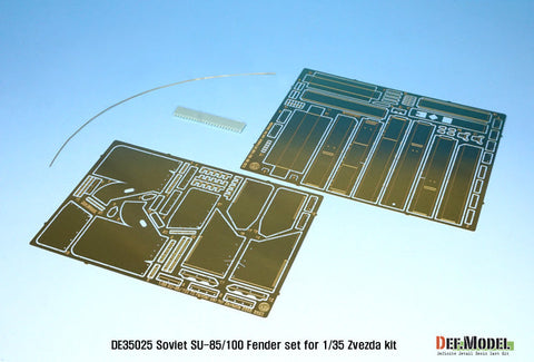 DEFモデル DE35025 1/35 SU-85/100 フェンダーセット (ズベズダ新キット用)