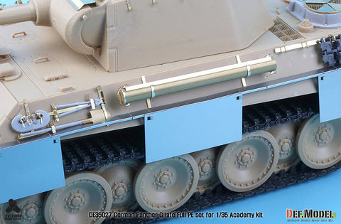 DEFモデル DE35027 1/35 WWII パンサーG型後期型 エッチングパーツセット (各社対応)