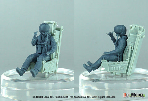 DEFモデル DF48004 1/48 アメリカ A-10C パイロット 着座姿勢(アカデミー 用)