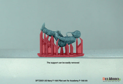 DEFモデル DF72001 1/72 アメリカ海軍 F-14A パイロットセット(2体)(アカデミー用)