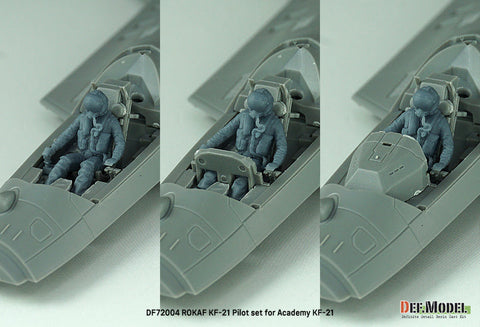 DEFモデル DF72004 1/72 韓国空軍 KF-21 ポラメ パイロットセット(1体) (アカデミー用)