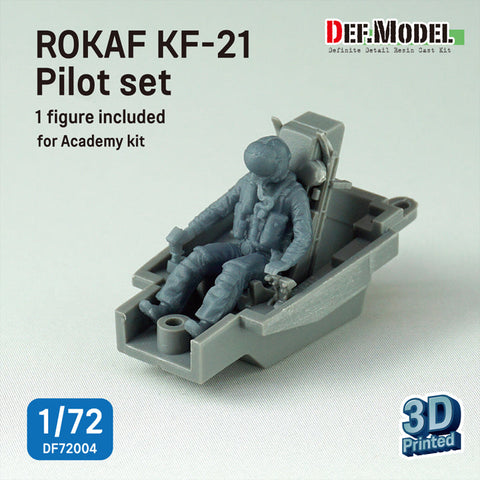 DEFモデル DF72004 1/72 韓国空軍 KF-21 ポラメ パイロットセット(1体) (アカデミー用)